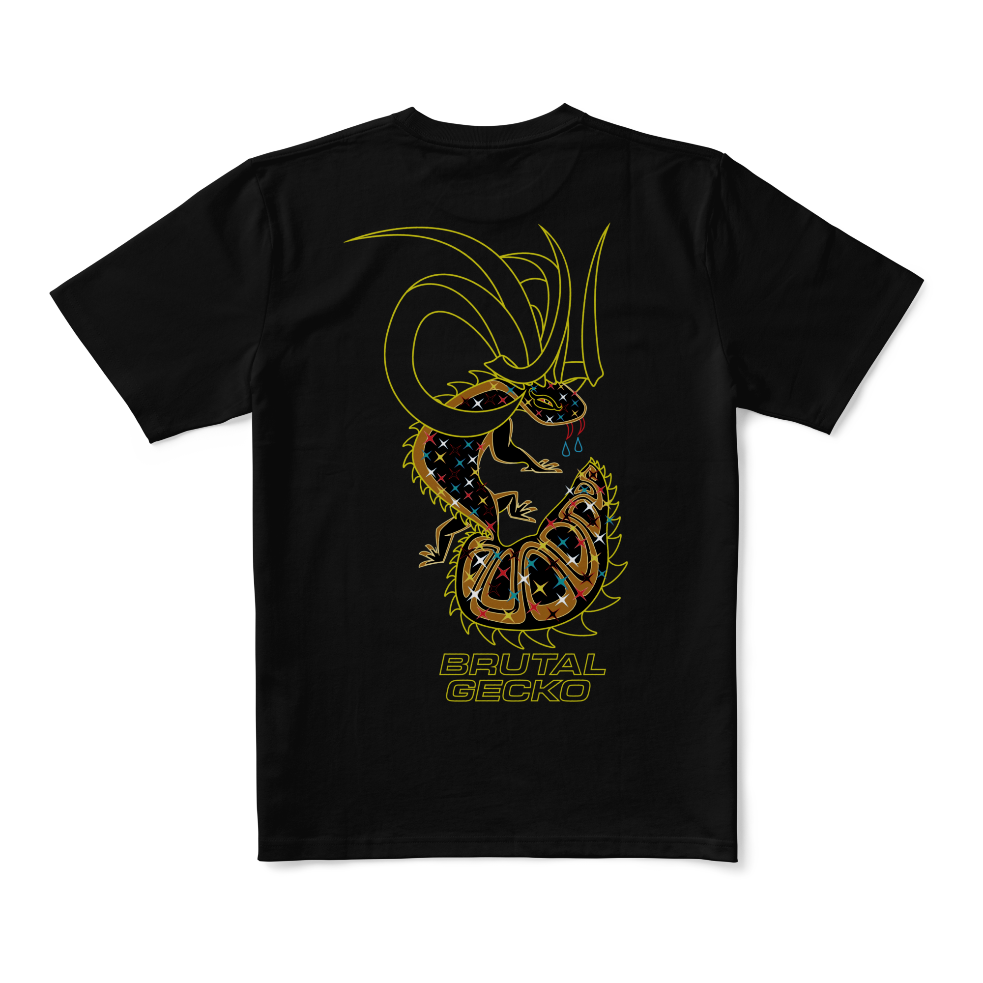 Brutal Gecko - Million Volts Black T-shirt