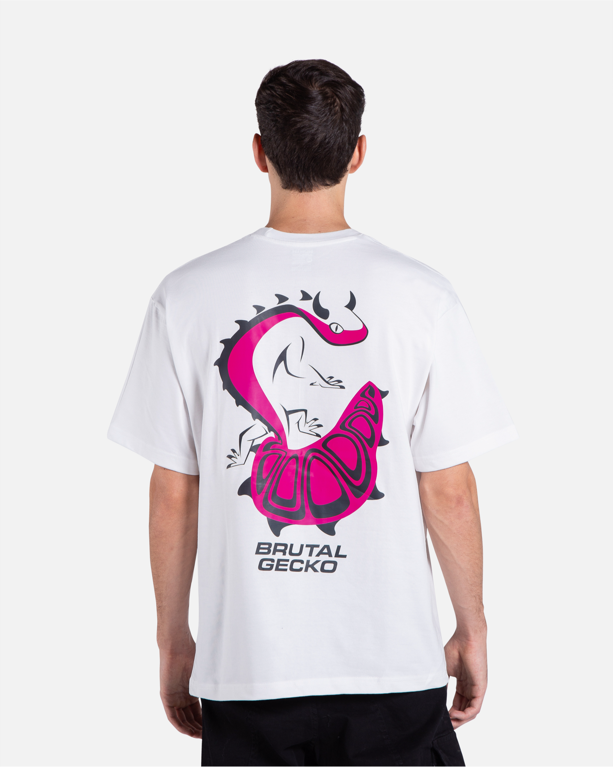 Brutal Gecko - Evil Germ White T-shirt