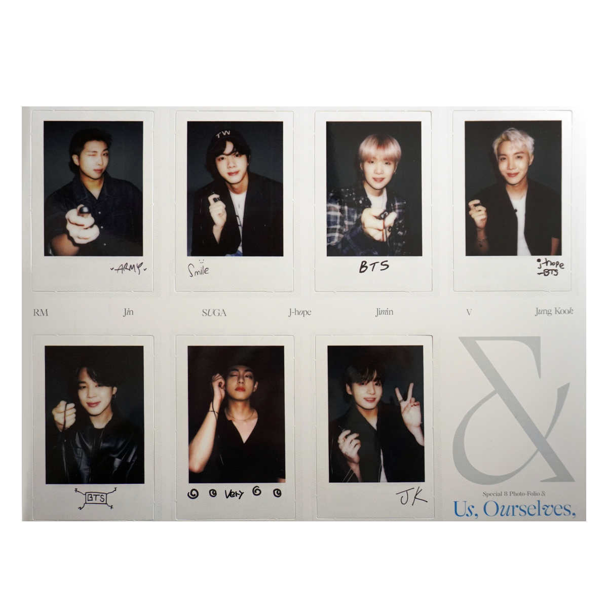 Special 8 Photo-Folio Us, Ourselves, and BTS 'WE' Polaroid Photos