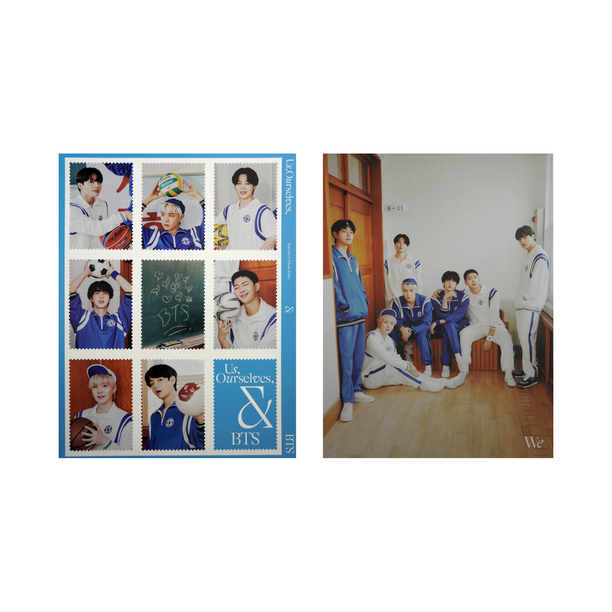 Special 8 Photo-Folio Us, Ourselves, and BTS 'WE' Mini Poster + Stamp