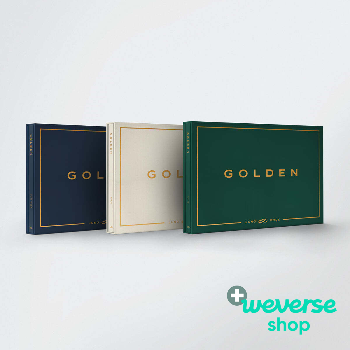 Jung Kook (BTS) - GOLDEN + Weverse Shop P.O.B [PRE-ORDER]