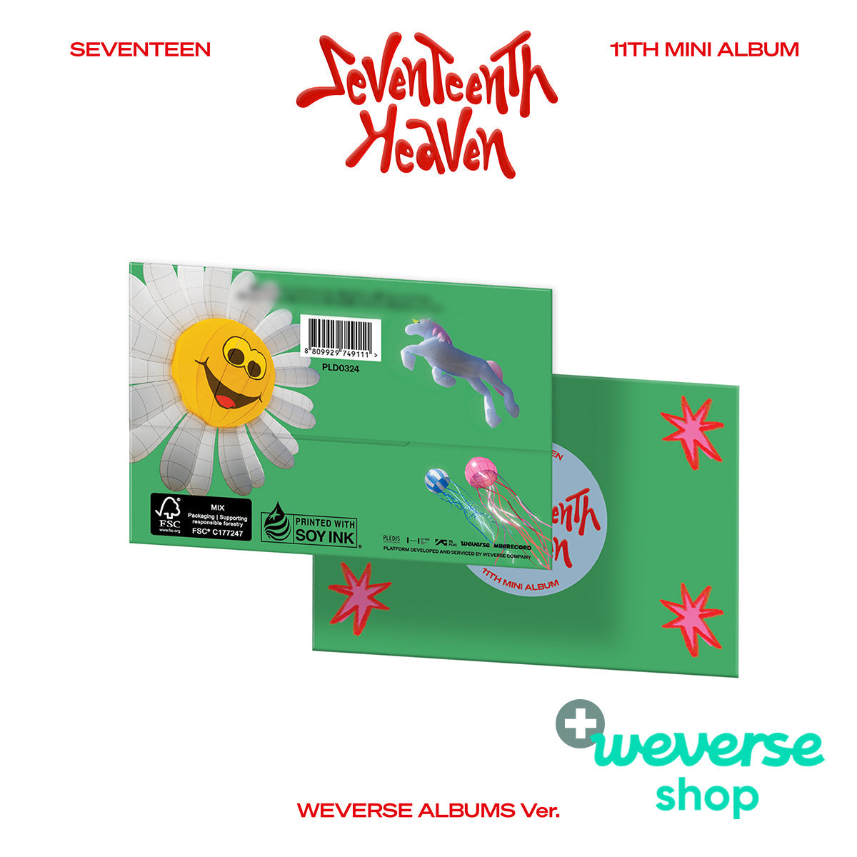 SEVENTEEN - SEVENTEENTH HEAVEN (Weverse Albums ver.) + Weverse Shop P.O.B
