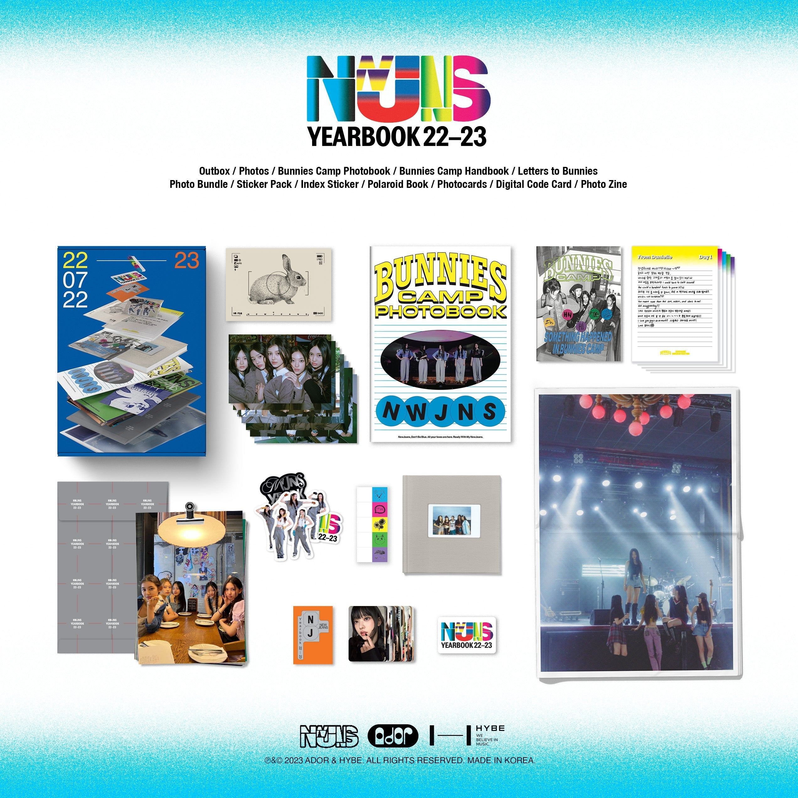 NewJeans - NewJeans YearBook 22-23 + Weverse Shop P.O.B
